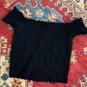 Garage Cropped Cap Sleeve Tube Top